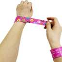 2 x Valentine Slap Bracelets for Kids Valentines Day Slap Bracelets Bulk for Boys and Girls Holiday Slap Bracelet Party Favors Supplies Classroom Prizes Exchanging Gifts (48)