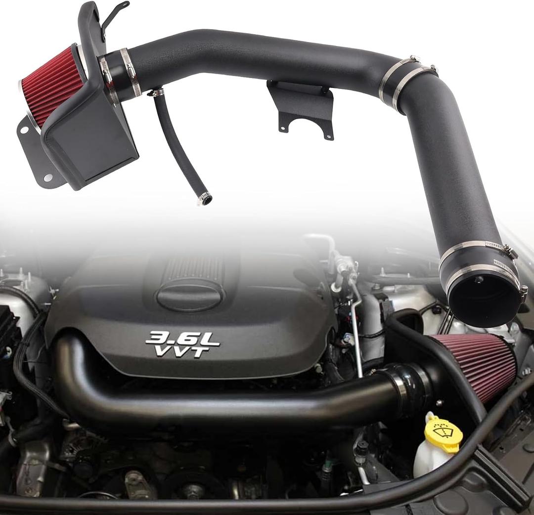 Cold Air Intake Kit Compatible with 2011-2015 Dodge Durango & Jeep Grand Cherokee 3.6L V6 Shield Cold Air Intake System