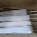 MBJZSL 60 Pack White Paper Umbrellas, 23.6 Inch Paper Parasol Umbrella Chinese Japanese Style DIY Umbrellas Decorative Vintage Decor for Wedding Props (60PCS)