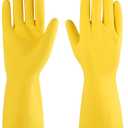 Rubber cleaning gloves 3 or 6 Pairs for Household,Reuseable dishwashing gloves for Kitchen.