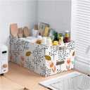 2 x Jeweluck Floral Wallpaper Peel and Stick Wallpaper Floral Contact Paper 17.7inch196.8inch Flower Bird Removable Wallpaper Peel and Stick Vintage Floral Wall Paper for Cabinets Decorative Vinyl