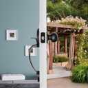 Front Door Handle and Round Deadbolt Door Key Lock,Entry Door Handle Set with Cove Knob,Exterior Door Lock Set,for Interior and Exterior Entrance Passage Door Lock Matte Black