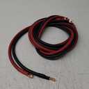 8 AWG Cable with Terminals, 8 Gauge Inverter Cables with 3/10"(8mm) Lugs Both Ends Wire Set for Auto Solar, Boat (3.3FT, 2PCS)