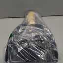 MR.SIGA Mini Dustpan and Brush Set, Portable Cleaning Brush and Dustpan Combo with Bamboo Handle, Black, 1 Set