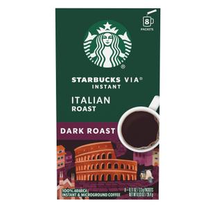 Starbucks VIA Ready Brew Coffee, Italian Roast, 8 Count