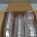 50PCS 12 oz Clear Cups with Lids and Straws, Plastic Disposable Coffee Smoothie Milkshake Juice Cups To Go, Iced Drink Cold Beverage Cup for Home, Office, BBQ, Parties, Outdoor Events, Travel