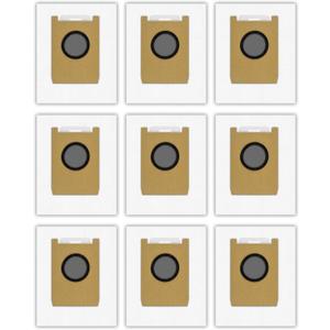 (9 Pack) E20 Replacement Dust Bags Compatible With Eufy 3-in-1 E20 Robotic Vacuum Cleaner, Vacuum Replacement Dust Bags, Canister Bags, Vacuum Bags, Accessories Kit