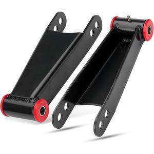 WEILEITE 3 Inch Suspension Rear Drop Lowering Shackles Kit Compatible With Chevy Silverado & GMC Sierra 1500 2500 2500 3500 HD 1500HD 2500HD 3500HD 2001-2010 2WD 4WD Replace 410730