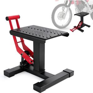 600Lbs Capacity Stand No Hydraulic Dirt Bike Stand Lift-Red