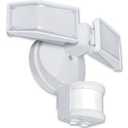 Good Earth Lighting 180-Degree 80-Wattage Equivalent Hardwired LED White 2-Head Motion-Activated Flood Light with Timer 1400-Lumen