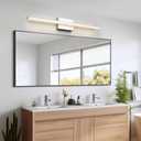 LED Modern Bathroom Vanity Light Fixtures 24W Dimmable 5CCT LED Vanity Light Bar Over Mirror Matte Black Wall Light for Bathroom 31.5 inch Long