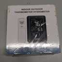Indoor Outdoor Thermometer Wireless Weather Station External Thermometer Hygrometer Monitor with 330ft Range Remote Sensor, Battery Operated Backlit Display (Colorful)