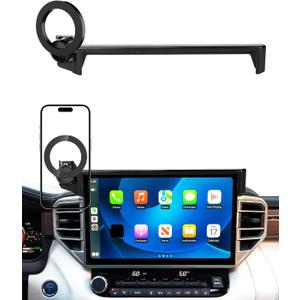PZK Car Phone Mount for Toyota Tundra 2022-2025 2026 /Sequoia 2023-2026 Limited/Platinum Accessories 14-Inch Screen Compatible with Magsafe Car Phone Holder 360 Rotation Hands Free Not Affect Vent