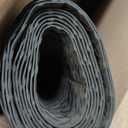 Rubber-Cal Diamond-Plate Rubber Flooring Rolls - 3 mm x 4 ft x 7 ft Rolls - Black