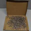 ZENFUN 250 Pcs T-Post Wire Clip Galvanized Steel Fence Clips, Convenient Pre-Cut Wire Ties, Rust Resistant T Post Fence Clips for Securing Wire Garden Farm Highway Sport Fences