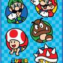 Franco Nintendo Super Mario Gaming Kids Bedding Super Soft Micro Raschel Throw, 46 in x 60 in, (Official Licensed Product)