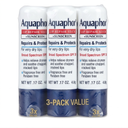 Aquaphor Lip Repair and Protect Stick with Sunscreen, Broad Spectrum SPF 30 Sunscreen Lip Balm, 0.17 Oz Stick, Pack of 3