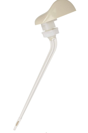 American Standard Toilet Trip Lever, Plastic, Bone
