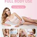 Electric Razors for Women, 5-in-1 Multi-Function Womens Razor with LED Display, Rechargeable Waterproof Electric Shaver, Ideal Travel Trimmer Body Hair Remover for Legs, Face, Armpits &Bikini (Pink)