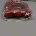 HWY 50 Red Decorative Throw Pillow Covers 20x20 Inch for Couch Sofa Living Room Bed, Soft Christmas Big and Small Snowflakes Print Throw Pillows Cases Cushion Cover Pack of 2