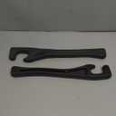 EnzeroTools Car Seat Gap Filler, 2-Pack No-Drop Seat Side Gap Seam Filler Organizer with Phone Holder, Universal Fit Fill The Gap Between Seat & Console, Perfect for Car, SUV, Truck (Black)