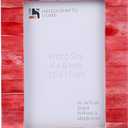 Handicrafts Home 4x6 Christmas Decor Red Picture Frame  Handmade Bone Inlay Photo Frame for Christmas Gifts, Valentines Day Gift, Colorful Farmhouse Decor, Vintage Home Decor & Living Room Wall Art