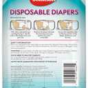Simple Solution Dog Diapers Female, Dog Diapers, Potty Training, Super Absorbent, Breathable, Wetness Indicator for Urination, 22-37 Inch Waist, (XXL, 30ct)