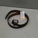 Timberland Men's Classic Leather Jean Belt (34, Dark Brown)