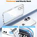 Misscase for iPhone 17 Magnetic Case,[Military Drop Protection] Clear Hard Plastics Cover, Camera Lens Protector,Compatible with MagSafe,Anti Yellowing Full Protection Cases-White