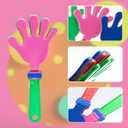 20 Packs Hand Clappers, Noise Makers Party Favors Plastic Clapper, Cheer Clappers for Holiday Events, Sporting Events, Mixed Colors