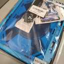 WESOROL for iPad Air 13 Inch Case M3/ M2 2025/ 2024 with Pencil Holder/ Screen Protector/ 360° Rotating Stand, Military Grade Shockproof Cover for iPad Air Case 13 Inch, Black Blue