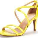 DREAM PAIRS Women's Fashion Stilettos Open Toe Pump Heel Sandals (7)