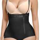 SHAPELLX Shapewear Tummy Control Panty for Women High Waist Body Shaper Waist Trainer Shaper Higher Power Panties, Large