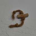 CANOPHERA Dog Chew Coffee Wood and Coconut Rope Toy for Healthy Teeth and Gums Size Small - All Dog Breeds