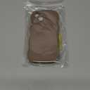 GUAGUA for iPhone 15 Case with Wrist Strap, iPhone 15 Wavy Phone Case,Cute Curly Wave Shape with Adjustable Wristband Kickstand Shockproof Protective Phone Case for iPhone 15 6.1 Inch, Brown