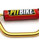 Motorcycle Handlebar 7/8" 22mm Motocross Moto Bar with Foam Pad For CRF YZF KXF KLX RMZ DRZ Dirt Pit Bike Use T6-6061 Aluminum (Gold)