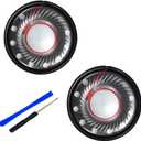 Headphone Speaker Driver 40mm 32ohm for Beats Studio3, Studio2, Studio Pro, WH-1000XM4, WH-1000XM3, QC35 QC25 QC15 QC2 Headset Replacement Speaker Parts - 2 Pack