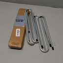 Rebar-Stakes-12-Inch-Galvanized, U Hook Trampoline Stakes 6 Pack Ground Anchors Tent Stakes Heavy Duty for Plants Anti-Rust Landscape Fabric Stakes Artificial Turf