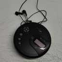 GPX PC332B Portable CD Player with Anti-Skip Protection, FM Radio and Stereo Earbuds - Black