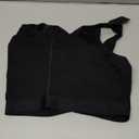 FeelinGirl Post Surgery Compression Bra for Women's Front Closure Bra with Adjustable Straps Wirefree (Medium, Black)