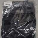 Blooming Jelly Womens Bathing Suit Cover Up Pleated Lace Up Swim Beach Dress Flower Trim Swimsuit Coverup with Pockets (Small, Black)