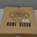 Spsyrine Light Blue Decorative Tray for Living Room, Square Modern Plastic Coffee Serving Table Tray for Ottoman  Bathroom, Kitchen, 13"*13". (Bs002r)