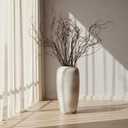 Norme 3 Pcs 47.2 Inch Lifelike Curly Willow Branches for Vases Artificial Decorative Dried Twigs Tall Plastic Vine Bendable Stick for DIY Plant Crafts Farmhouse Wedding Indoor Home Hotel Decor (Brown)