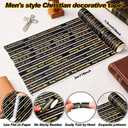 2 x Janlaugh 24 Rolls Christian Washi Tape for Bible Journaling Black Gold Bible Verse Decorative Tape Bulk Religious Inspirational Scripture Supplies Gifts for Arts DIY Crafts Journals Wrapping (0.6 Inch)