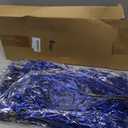 Giegxin 20 Pcs Christmas Artificial Glitter Berry Stems - 18.8'' Glitter Berry Branches Ornaments Christmas Tree Picks and Sprays for DIY Xmas Wreath Vase Holiday Wedding Party Decor(Blue)