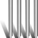 4 Pack 3/4" Boat Seat Pin Post, Marine Boat Seat Pedestal Base Post for Mounting Boat Seat, Aluminum Lock in Boat Seat Extension Post Pole for Pontoon Boat Fishing Boat Bass Boat, Non Threaded