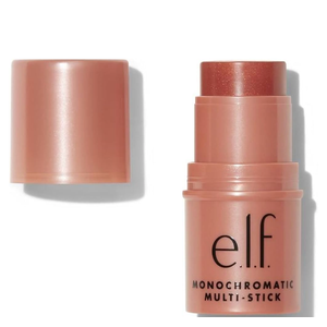 e.l.f. Monochromatic Multi Stick, Travel-Sized Luxuriously Creamy & Blendable Color For Eyes, Lips & Cheeks, Vegan & Cruelty-Free, Bronzed Cherry