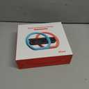 GagaKing 2 Pack Steering Wheels for Nintendo Switch 2 Joy Con(2025), Detachable Controller Racing Wheels for NS2 Mario Kart World/ 8 Deluxe, Comfortable Grip, Family Games Switch 2 Accessories (Blue-Orange)