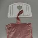 ROBOTIME Wooden Baby Doll High Chair, Pink Wooden Baby Doll Chair for 18 Inch Dolls, Pretend Play High Chair Baby Doll Accessories, Small