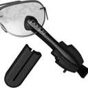 Peeps Eyeglass Cleaner - Lens Cleaner for Eyeglasses, Sunglasses, Eyewear - Soft Touch Black